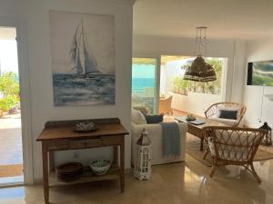 Posedenie v ubytovaní Playa Cristo Amazing Beach Terrace Appartment