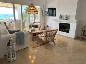 Posedenie v ubytovaní Playa Cristo Amazing Beach Terrace Appartment