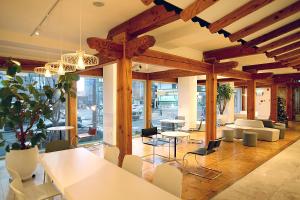 Posezení v ubytování Jeonju Hanok Taejogung Hotel