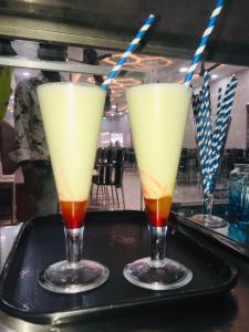 Nápoje v ubytování HOTEL DIVINE RAMESHWARAM