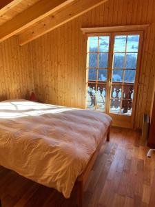 Postel nebo postele na pokoji v ubytování Chalet Cocoon
