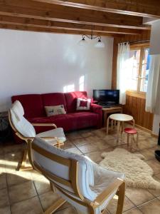 Posezení v ubytování Chalet Cocoon