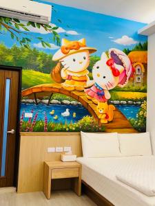 Cama o camas de una habitación en Xiaoliuqiu 88 Homestay