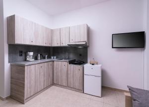 Kuchyňa alebo kuchynka v ubytovaní Alcyone Studios and Apartments