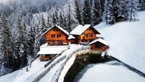 Bergseegut Chalet und Apartment v zime