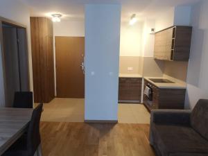 Kuchyňa alebo kuchynka v ubytovaní Appartement Nowa Huta + 6 fotografií