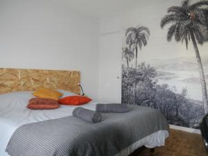 Posteľ alebo postele v izbe v ubytovaní Appartement Le Céleste 113 - deux chambres
