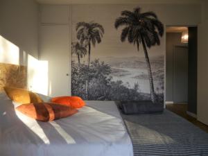 Posteľ alebo postele v izbe v ubytovaní Appartement Le Céleste 113 - deux chambres