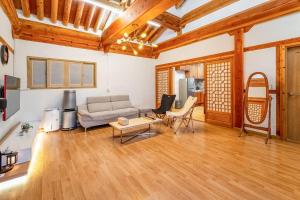 Posezení v ubytování Ellon Hanok Pension