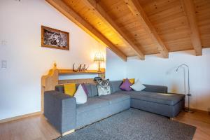Posezení v ubytování Raffreiderhof Apt Fichte