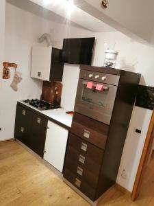 Dapur atau dapur kecil di Soavis flat & Garden