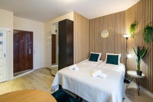 Posteľ alebo postele v izbe v ubytovaní Modern apartment in best location