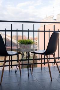 Balkón alebo terasa v ubytovaní Modern apartment in best location