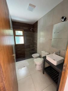 Koupelna v ubytování Alojamiento La Victoria 2 personas