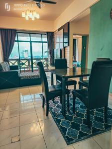 Χώρος καθιστικού στο BotakCuteHomestay@Mahkota
