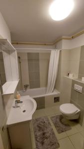 Koupelna v ubytování MED MAN Apartmani
