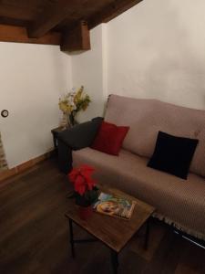 Posezení v ubytování La casa de la abuela Amalia