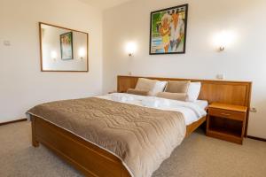 a bedroom with a large bed in a room at Protekal Wellness & SPA in Zlatibor
