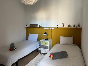Posteľ alebo postele v izbe v ubytovaní Charming appartement in the heart of Barcelona