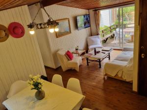 Posezení v ubytování Casas Pamelas