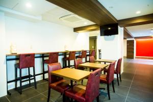 Posezení v ubytování Hotel Meldia Kyotoshijoomiya + 33 fotografií