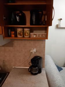 Kuchyň nebo kuchyňský kout v ubytování Poly's cozy home