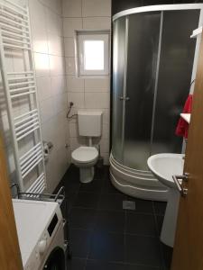 Koupelna v ubytování Apartman Stojanović