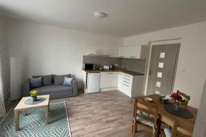 Kuchyň nebo kuchyňský kout v ubytování Dům nad jezerem - apartmán II.