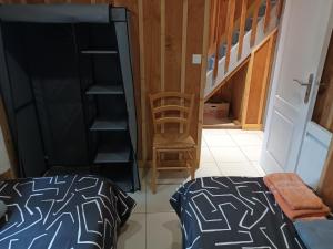 La cabane du Truquet客房内的一张或多张床位
