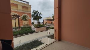 O edifício onde o apartamento está situado