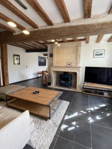 Χώρος καθιστικού στο Maison de vacances dans un village de charme +12 φωτογραφίες