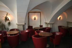 Istumisnurk majutusasutuses Hotel Krone