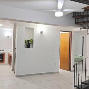 Η κουζίνα ή μικρή κουζίνα στο Casa Zihuana