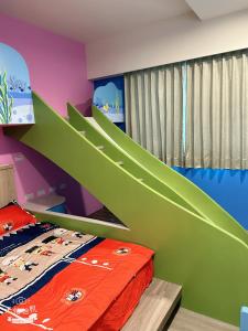 Letto o letti in una camera di 山田心溜滑梯民宿
