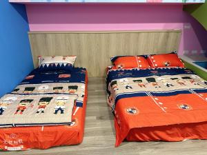 Letto o letti in una camera di 山田心溜滑梯民宿