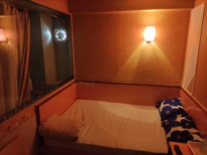 Voodi või voodid majutusasutuse 嘉湖旅館 toas