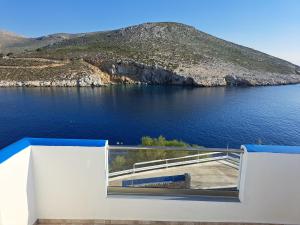 a view of a body of water from a building at Kazonis Studios in Kalymnos +27 photos
