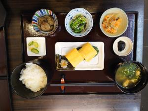 日式旅馆内部或周边提供的食物