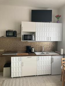 Kuchyň nebo kuchyňský kout v ubytování ARTep apartment + 15 fotografií