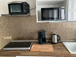 Kuchyň nebo kuchyňský kout v ubytování ARTep apartment