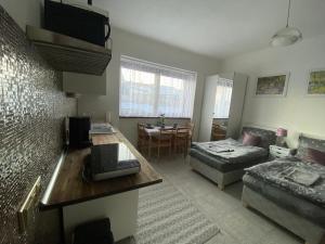 TV a/nebo společenská místnost v ubytování ARTep apartment