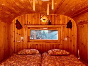 Postel nebo postele na pokoji v ubytování Agriturismo Pereti