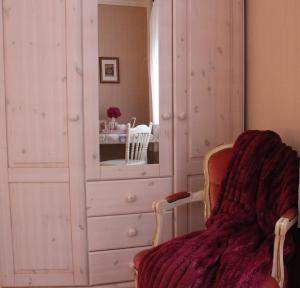 Posezení v ubytování Ferienwohnung Felicitas Wilthen