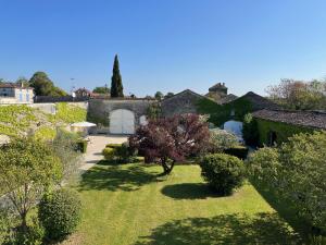 an aerial view of the garden of a house at 1854 Chassors in Chassors