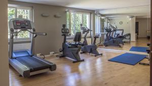Fitness centrum a/nebo fitness zařízení v ubytování Waldhotel & SPA Davos - for body & soul