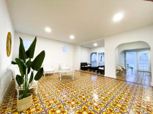 Uma área de estar em Puesta del Sol Guest House