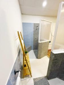 Um banheiro em Puesta del Sol Guest House