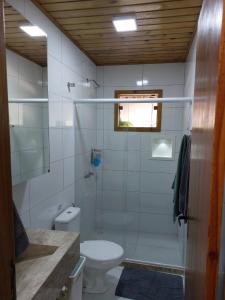 Koupelna v ubytování Chalé Vale Do Luar