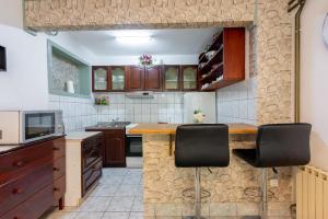 Kuchyňa alebo kuchynka v ubytovaní Apartments Opacak Selce