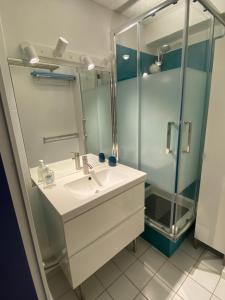 Kúpeľňa v ubytovaní Appartement port argeles